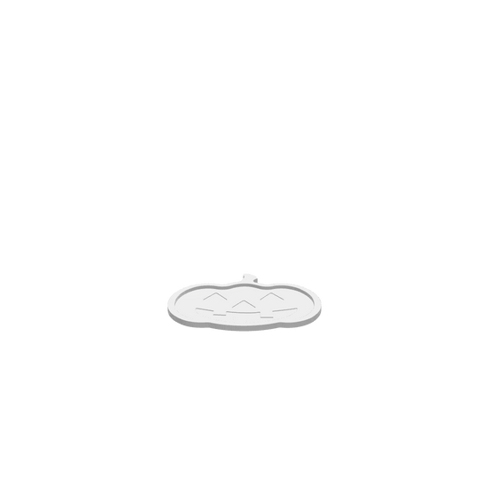 GLB of render file of the Halloween tray, ready for 3D viewing and virtual presentation.