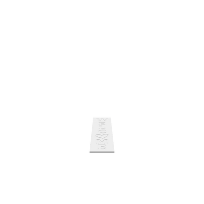 GLB of render file of a heart-shaped “Welcome” porch board, ready to visualize in 3D for design or display purposes.