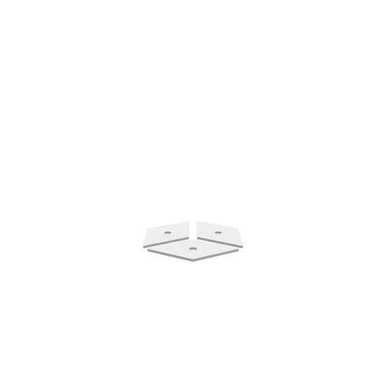 GLB of render file of a hexagon jewellery box with a clear acrylic lid, displaying a clean, modern look for storage or display.