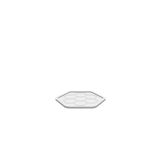 GLB of render file of the Hexagon Stack Cookie Tray, ready for 3D viewing and digital presentations.