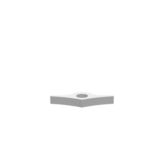 GLB of render file of Lunar Thumb Holder, a 3D model used for previewing and visualizing the product’s shape and design before production.