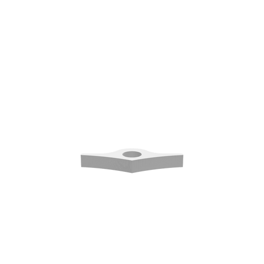 GLB of render file of Lunar Thumb Holder, a 3D model used for previewing and visualizing the product’s shape and design before production.