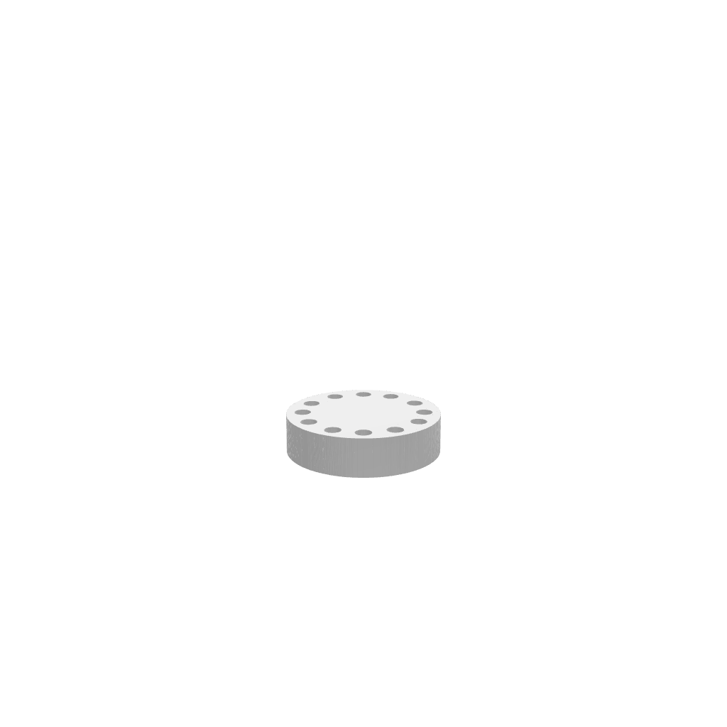 GLB of render file of Magnetic Tool Puck designed as a compact magnetic holder for keeping tools easily accessible on a workbench.