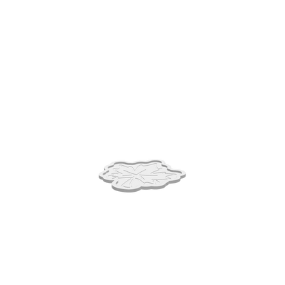 GLB of render file of a Maple Leaf Autumn Tray displaying a realistic 3D preview of the finished tray used for visualizing the final product before production.