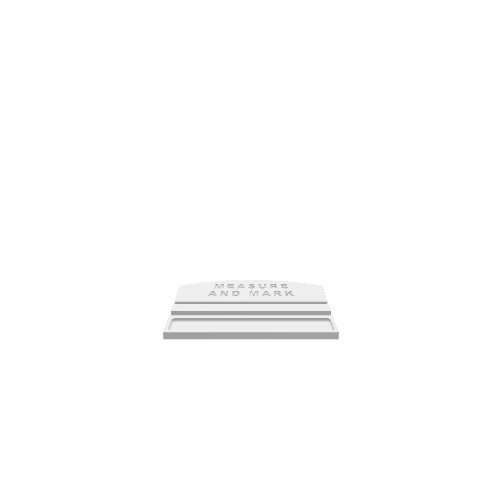 GLB of render file of the same compact and modern measuring tape and pencil organizer.