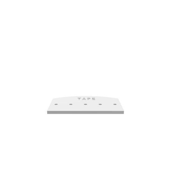 GLB of render file of a simple, modern tape holder perfect for organizing desk or office supplies.