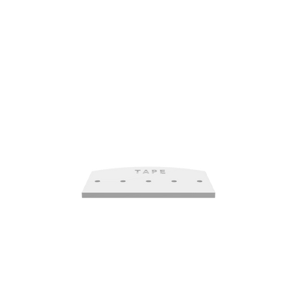 GLB of render file of a simple, modern tape holder perfect for organizing desk or office supplies.