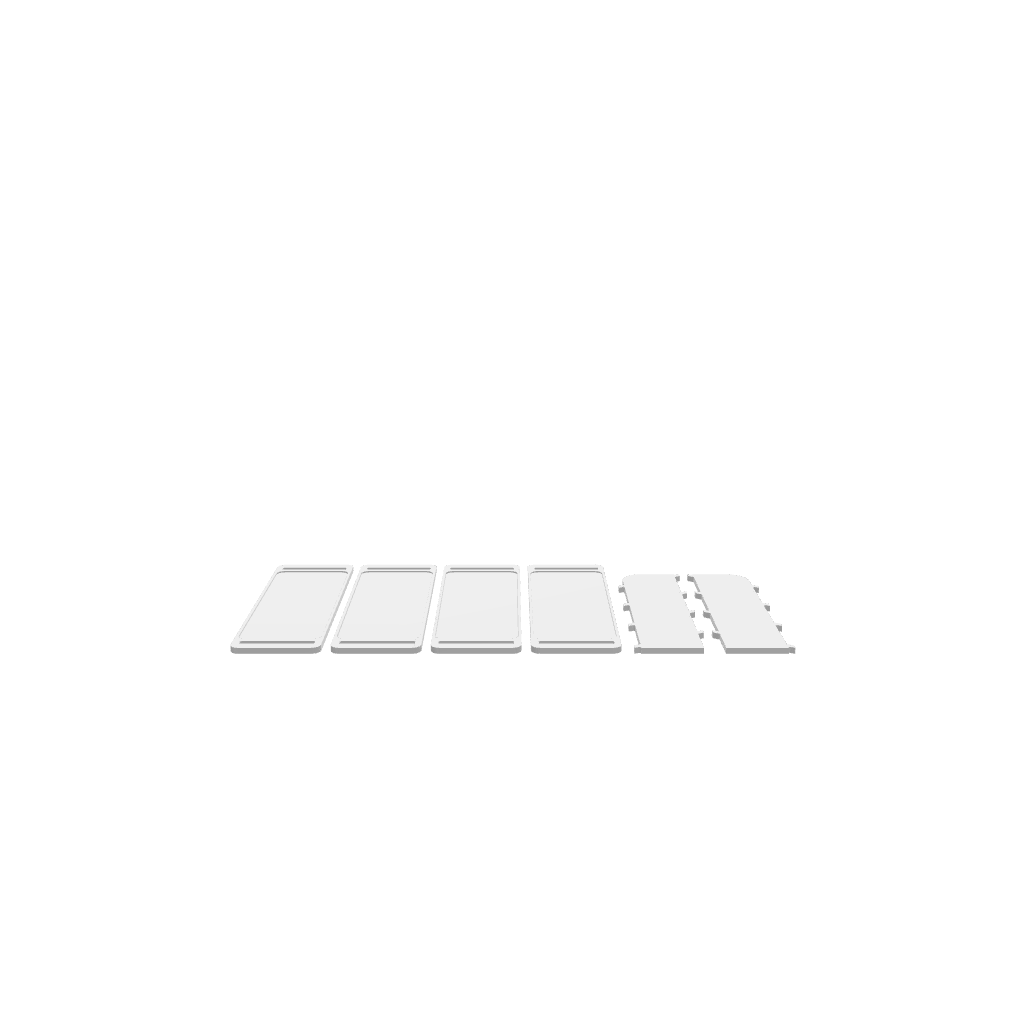 GLB of render file of a modern 4-tier display stand, ideal for 3D visualization or virtual presentations.