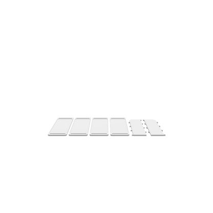 GLB of render file of a modern 4-tier display stand, ideal for 3D visualization or virtual presentations.