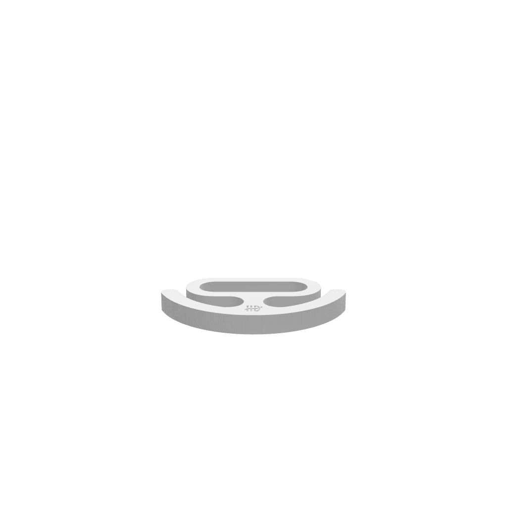 3D render of CNC file showing the Modern One Tripper, a tool to carry multiple bags comfortably.