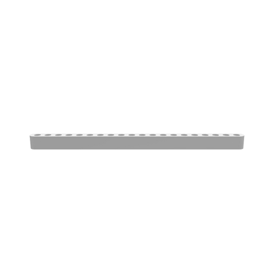A 3D render of CNC file showing the Modern Propagation Station 20x featuring 20 evenly spaced openings, crafted for propagating plants in a modern decorative setup.