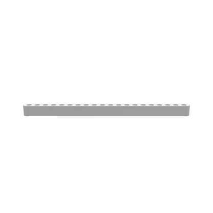 A 3D render of CNC file showing the Modern Propagation Station 20x featuring 20 evenly spaced openings, crafted for propagating plants in a modern decorative setup.
