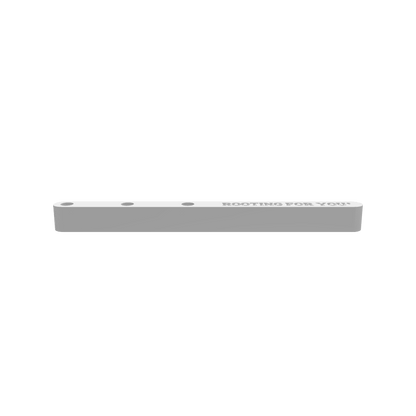A 3D render of a CNC file showing a Modern Propagation Station with three slots labeled “Rooting For You,” crafted for plant propagation and home décor.