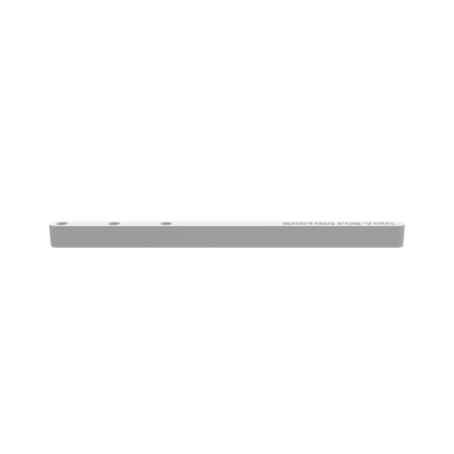 A 3D render of a CNC file showing the Modern Propagation Station 3x Rooting For You V2, featuring a modern wood cut design with three slots for rooting plants in style.
