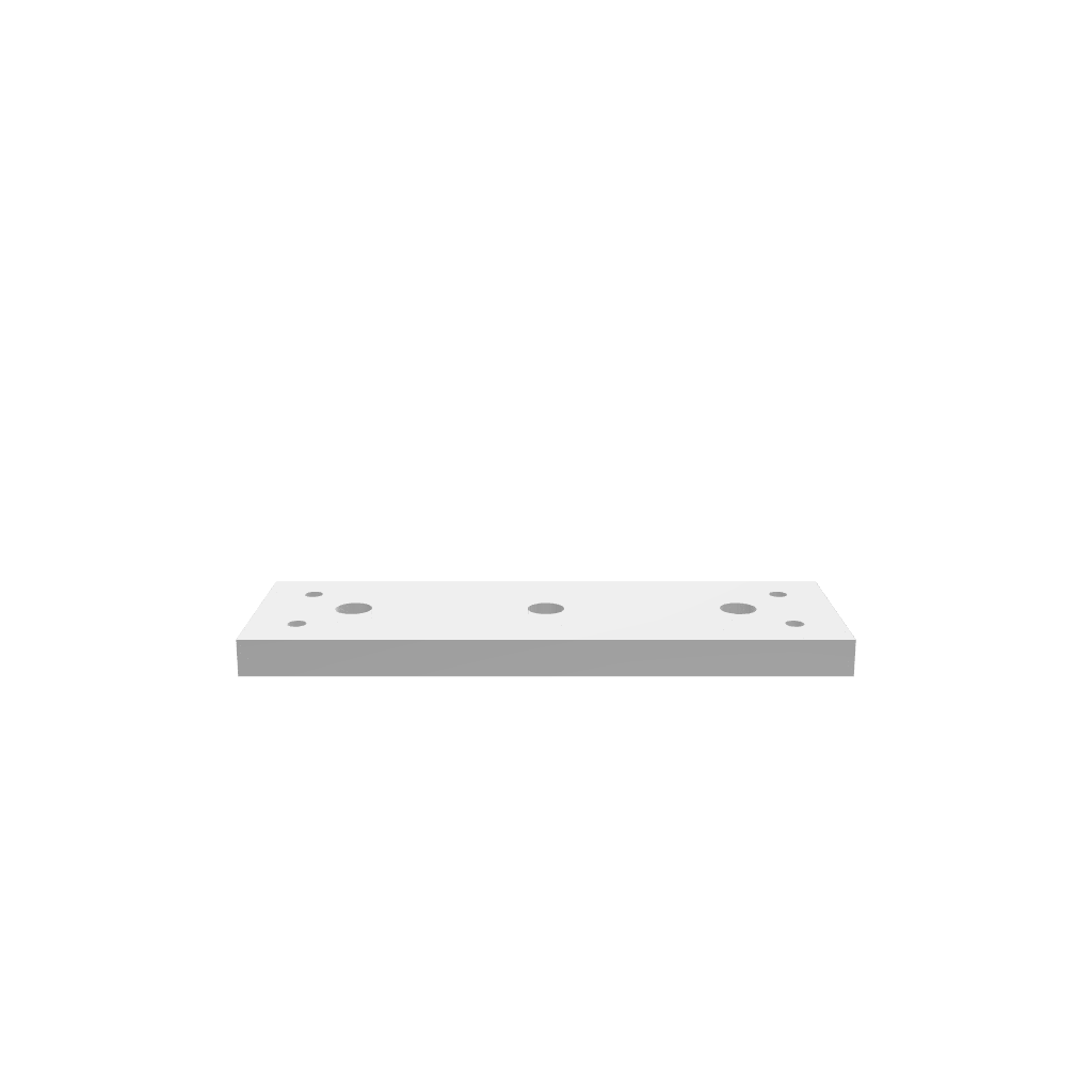 GLB of render file of modular wasteboard tiles used as a customizable work surface for CNC machines and woodworking setups.