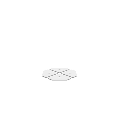 GLB of render file of an octagonal jewellery box with a clear acrylic lid, perfect for storing rings, earrings, and small accessories.