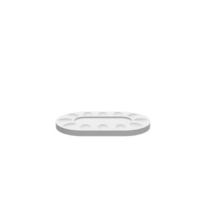 GLB of render file of the oval deviled egg tray, ready for 3D viewing or virtual presentation.
