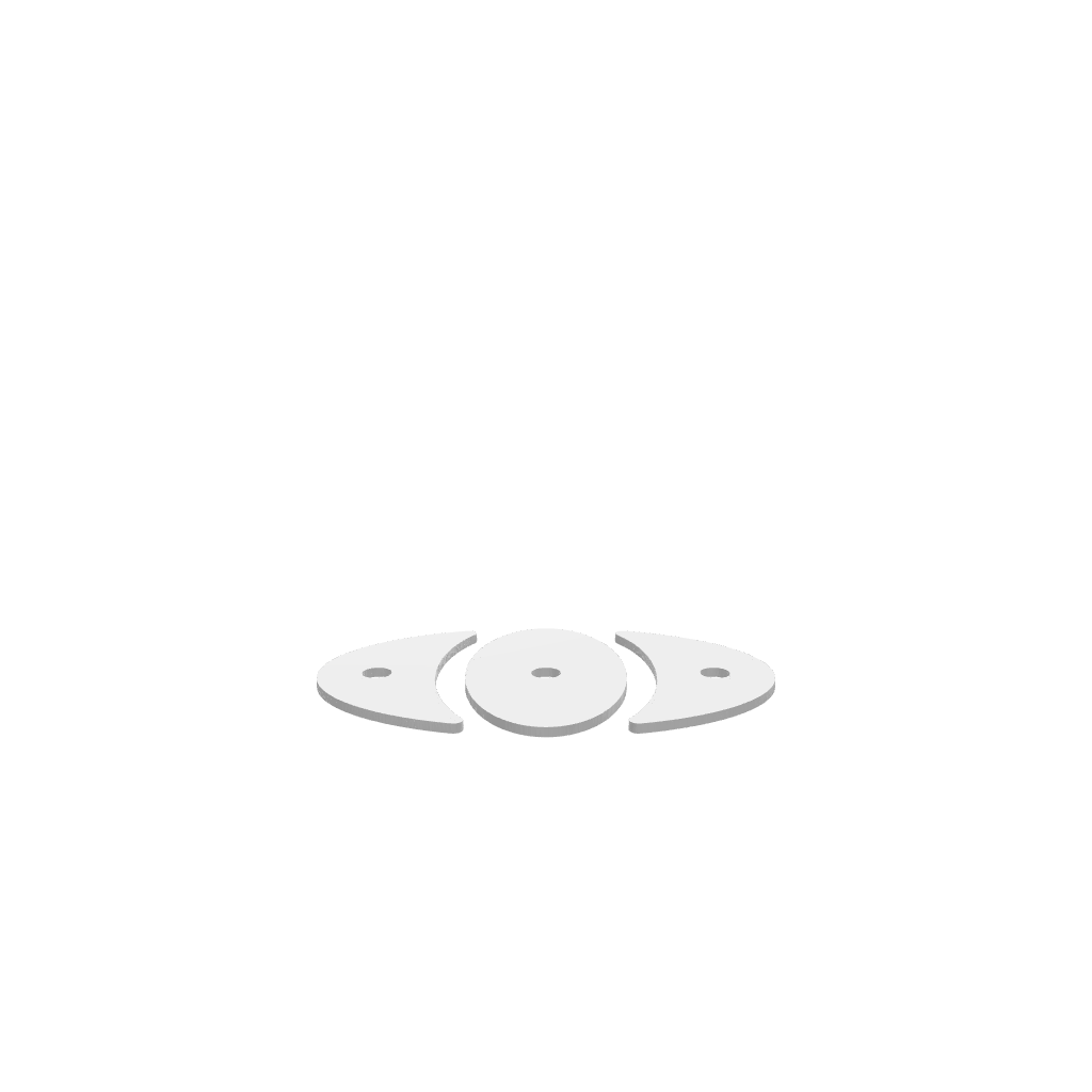 GLB of render file of an oval jewellery box with an acrylic lid, displaying the finished 3D look for preview and visualization before production.