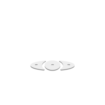GLB of render file of an oval jewellery box with an acrylic lid, displaying the finished 3D look for preview and visualization before production.