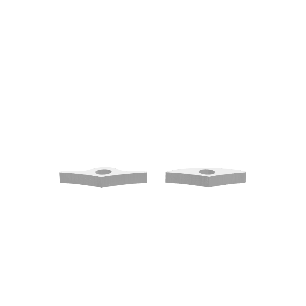 3D render of CNC file showing a pair of thumb holders 