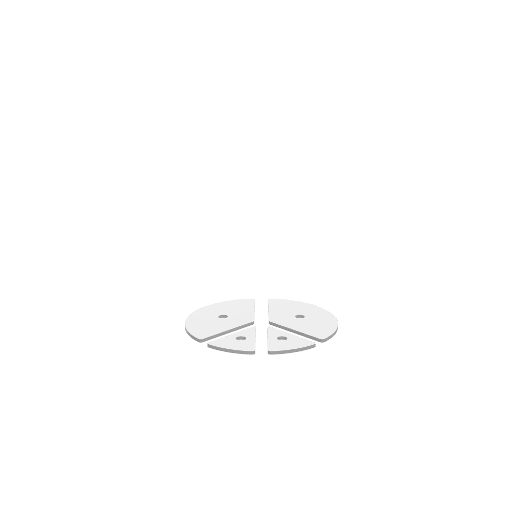 GLB of render file of a peace symbol jewellery box with an acrylic lid, simple and modern, ideal for storing rings, earrings, or small accessories.