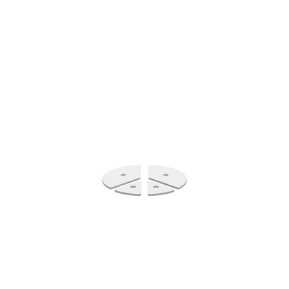 GLB of render file of a peace symbol jewellery box with an acrylic lid, simple and modern, ideal for storing rings, earrings, or small accessories.