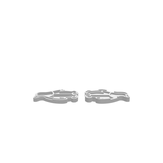 GLB file of a penguin-shaped dice tray box with a built-in compartment.