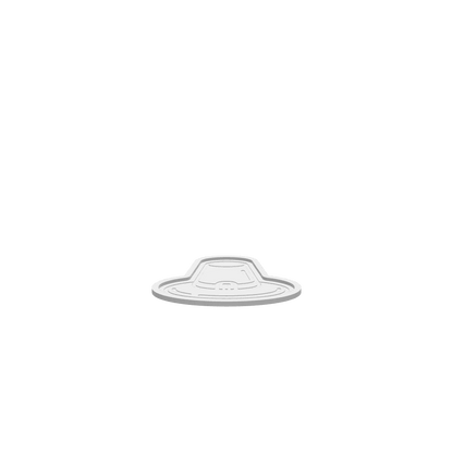 GLB of render file of a Pilgrim Hat Thanksgiving Tray, ready for 3D visualization or digital use.