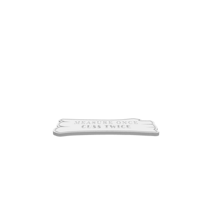 GLB of render file of the same rustic shop sign, ready to visualize in 3D before cutting or crafting.