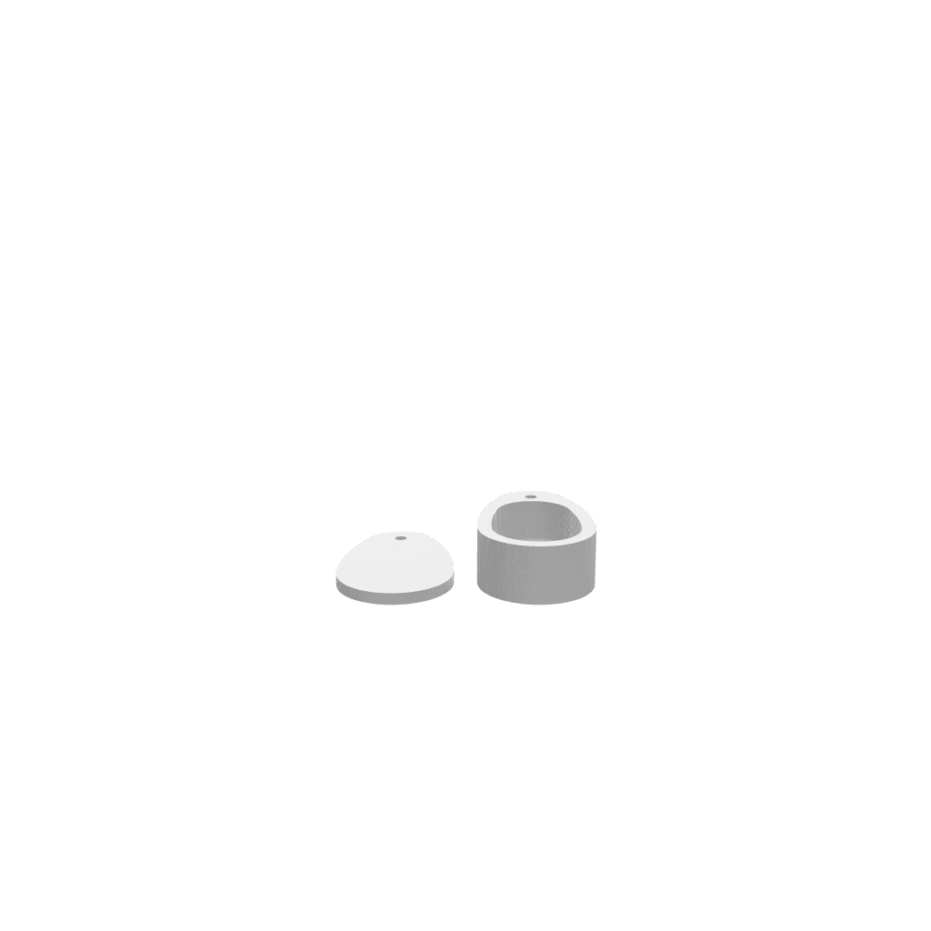 GLB of render file of the Salt Box Egg Avocado, ready for 3D visualization and digital use.