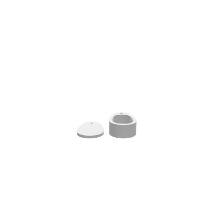 GLB of render file of the Salt Box Egg Avocado, ready for 3D visualization and digital use.