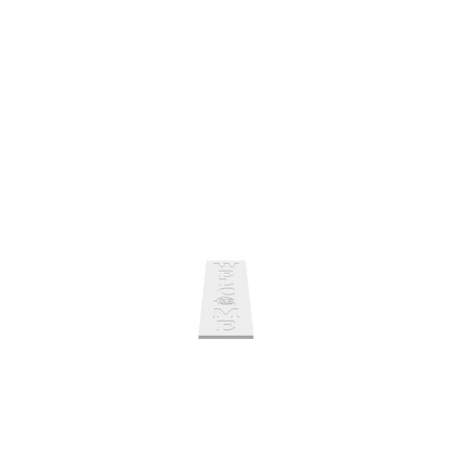 GLB of render file of the Santa 1 Welcome porch board, perfect for 3D visualization or digital preview before cutting.