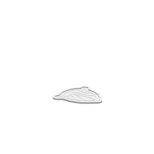 GLB of render file of a Santa Claus beard tray, perfect for 3D visualization or digital mockups.