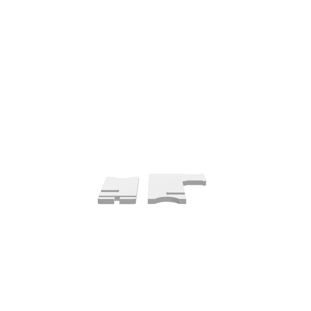GLB of render file of a sleek phone and watch docking station, perfect for keeping your devices organized and charged.