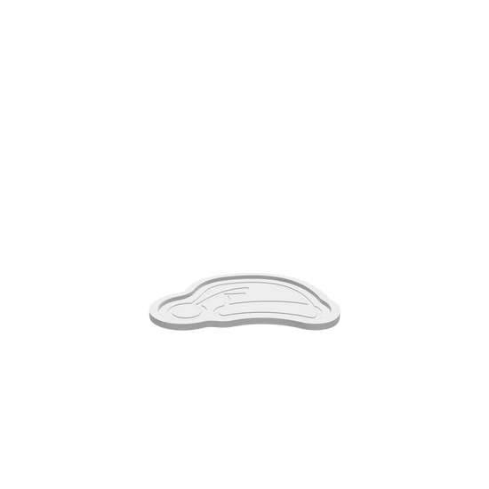 GLB of render file of the Simple Santa Hat Tray, ready for 3D visualization or digital previews.