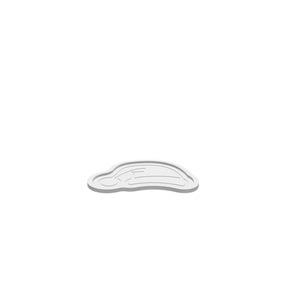 GLB of render file of the Simple Santa Hat Tray, ready for 3D visualization or digital previews.