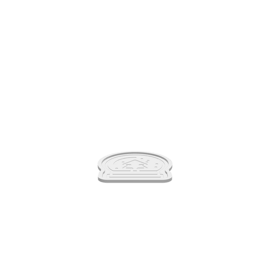 GLB of render file of a 3D snow globe tray, ready for digital visualization or 3D printing.
