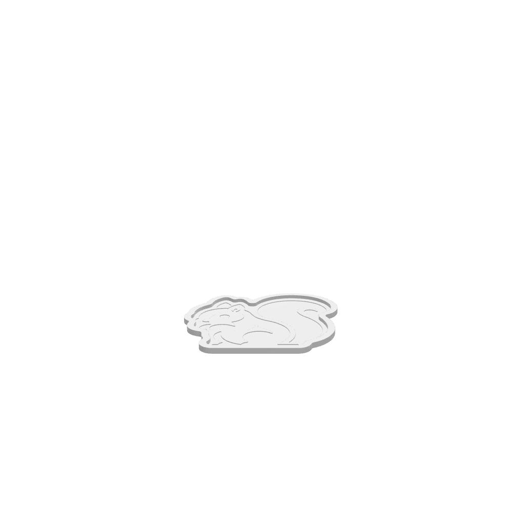 GLB of render file of the squirrel fall tray, ideal for visualizing your craft or digital design in 3D.