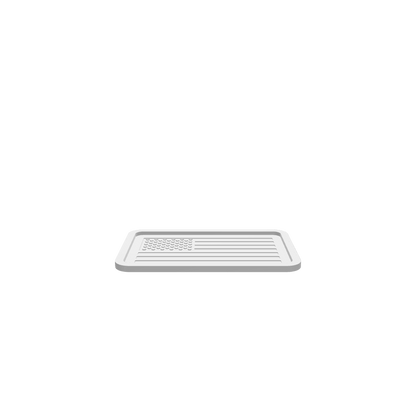 GLB of render file of a Standard American Flag Couch Tray designed for easy 3D viewing and display.
