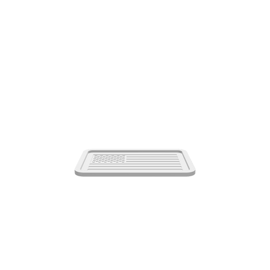 GLB of render file of a Standard American Flag Couch Tray designed for easy 3D viewing and display.