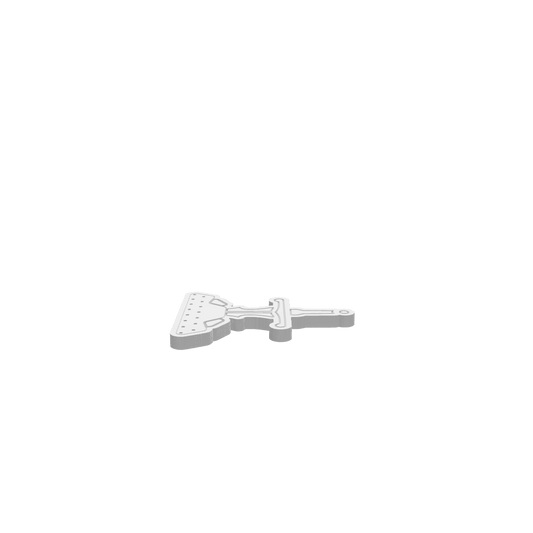 GLB of render file of the Excalibur sword Tie Rack, ready for 3D viewing.