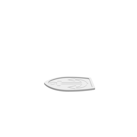 GLB of render file of the Traditional Anchor Tray, ready for 3D visualization and digital display.