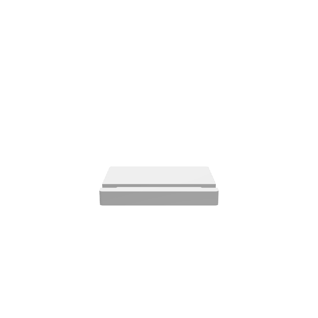 GLB of render file of Traditional K Cup Board Base, presenting a 3D preview of the cabinet base used for furniture and storage builds.
