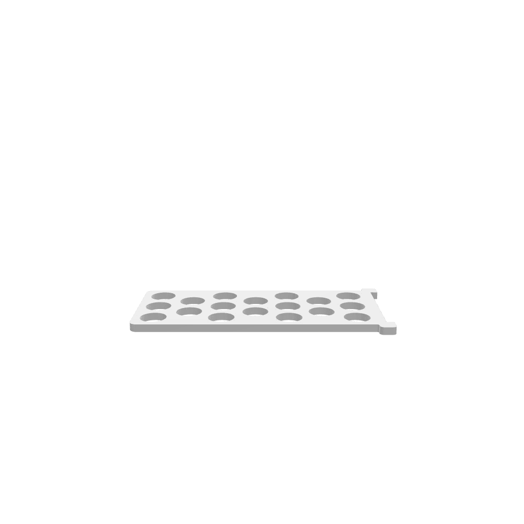 GLB of render file of Traditional K Cup Display Stand, a simple and practical design for displaying and storing K Cups on a counter or shelf.