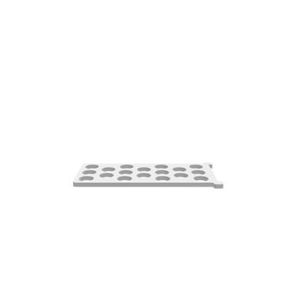 GLB of render file of Traditional K Cup Display Stand, a simple and practical design for displaying and storing K Cups on a counter or shelf.
