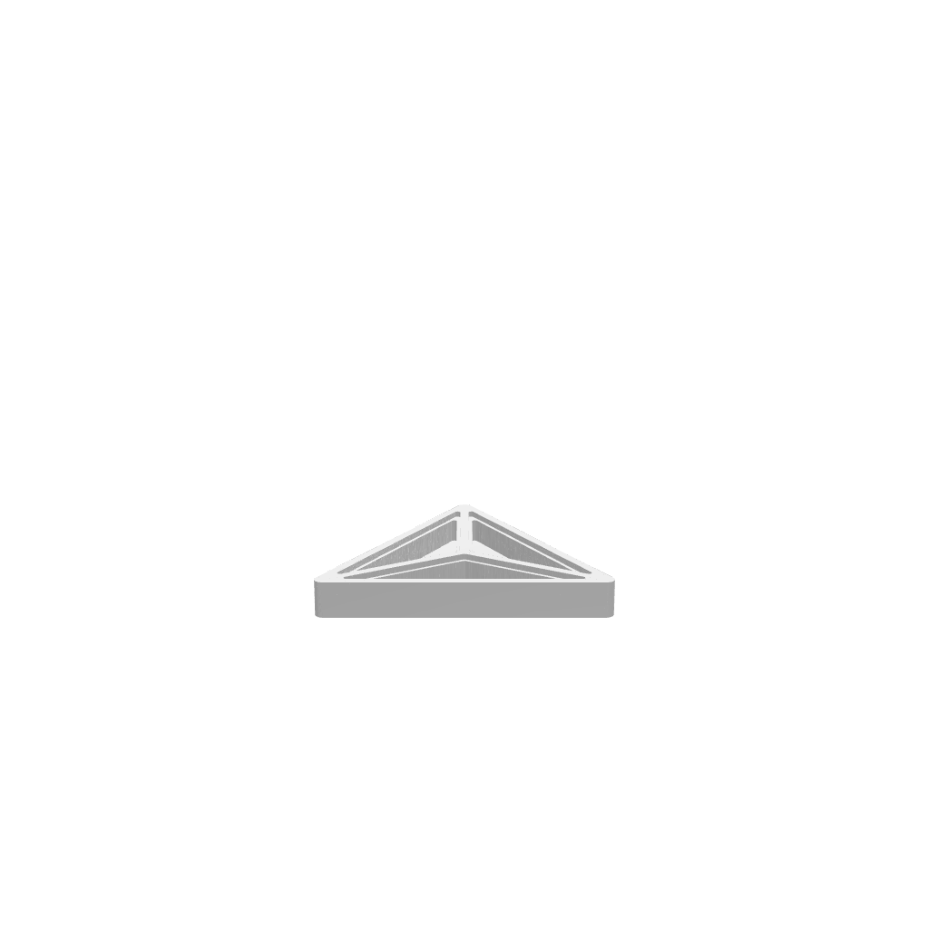 GLB of render file of Triangular V1 Jewellery Box with Acrylic Lid, suitable for previewing the 3D design.