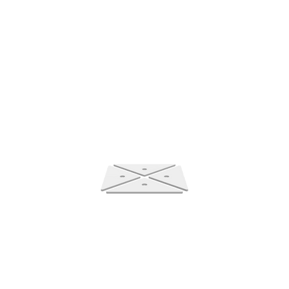 GLB of render file of a triangular V2 jewellery box with an acrylic lid, displaying a clear top view and smooth 3D details for easy visualization.