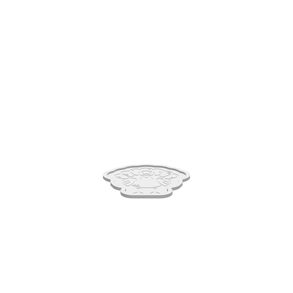 GLB of render file of the Turkey Thanksgiving Tray, ready for 3D viewing and virtual presentations.