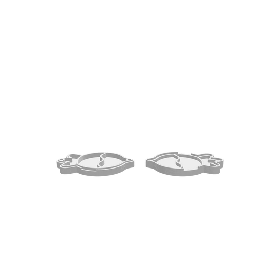 GLB file of a Turnip Dice Tray Box with a compact box design for tabletop gaming and dice storage.