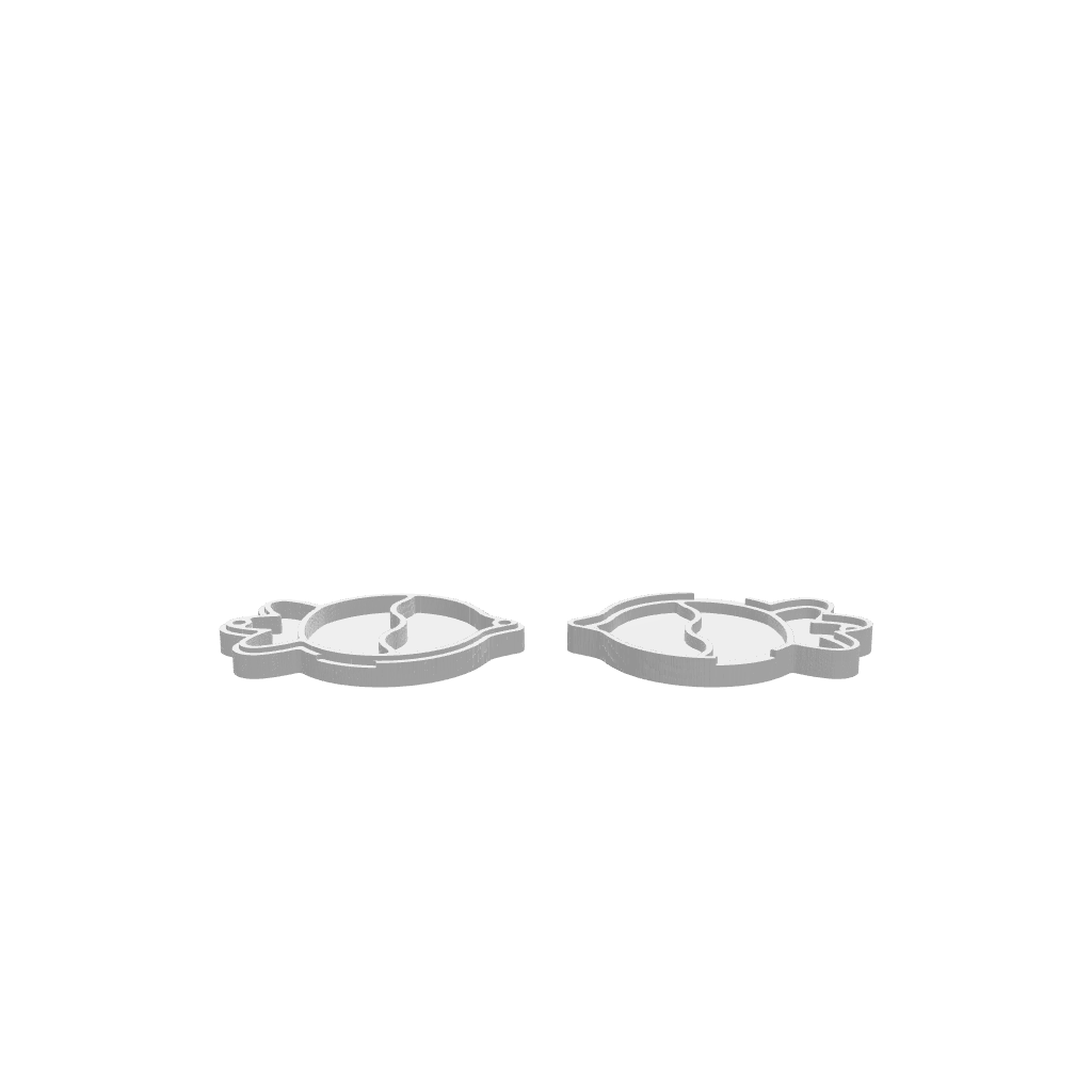 GLB file of a Turnip Dice Tray Box with a compact box design for tabletop gaming and dice storage.